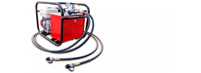 Применение бензогидравлической двухклапанной помпы КВТ