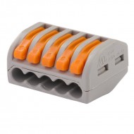 КВТ Клемма рычажковая Wago 222–415 53163 (цена за уп.) KVT