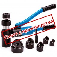 КВТ Пресс гидравлический ручной ПГРО-60 для пробивки отверстий в стальных листах 56552 KVT