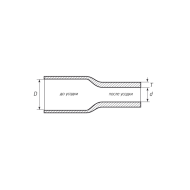 КВТ Термоусаживаемя трубка в евро-боксе Т-BOX-4/2 (черная) 65592 KVT