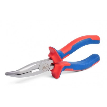 КВТ Длинногубцы изогнутые 160 мм слесарно-монтажные серии МАСТЕР, 77424 KVT КВТ Длинногубцы изогнутые 160 мм слесарно-монтажные серии МАСТЕР, 77424 KVT