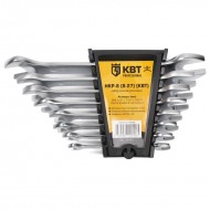 КВТ Набор гаечных рожковых ключей серии KBT-PROFESSIONAL, 8 шт., 78365 KVT