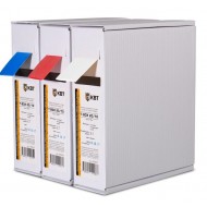 КВТ Термоусаживаемя трубка в евро-боксе Т-BOX-8/4 прозрачная (10м) 78574 KVT