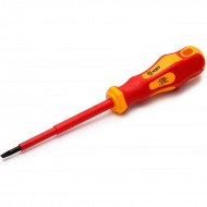 КВТ Диэлектрическая отвертка шлиц 5.5х125, серия «ПРОФИ», 78610 KVT