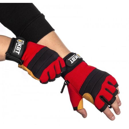 КВТ Перчатки монтажника беспальцевые, серия «ПРОФИ» С-39L, 78682 KVT КВТ Перчатки монтажника беспальцевые, серия «ПРОФИ» С-39L, 78682 KVT