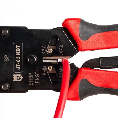КВТ Пресс-клещи для RJ разъемов JT-03 79759 KVT КВТ Пресс-клещи для RJ разъемов JT-03 79759 KVT