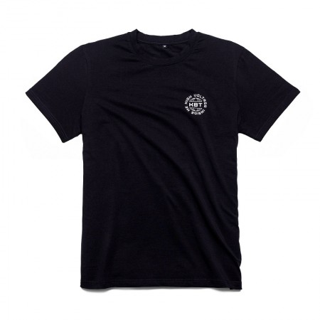 КВТ Футболка черная с принтом  КВТ Футболка черная с принтом