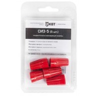 КВТ Зажим изолирующий СИЗ-5 (5шт.) 86565 KVT