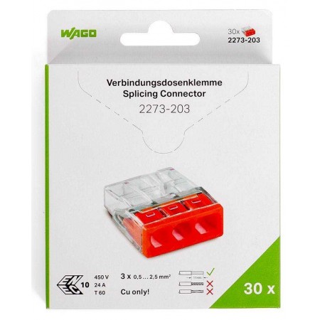 КВТ Клеммы WAGO 2273-202/996-040 (2Х2,5мм2) (блистер 40 шт.) 86569 KVT КВТ Клеммы WAGO 2273-202/996-040 (2Х2,5мм2) (блистер 40 шт.) 86569 KVT