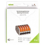 КВТ Клеммы WAGO 222-415/996-005 (5Х2,5мм2) (блистер 5шт.) 86578 KVT